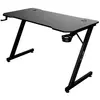 Image de The G-Lab Gamer Asztal - K-DESK YTTRIUM (120x60cm, fém, pohártartó, fejhallgatótartó, fekete), Bureau gaming, Noir