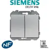 Image de Siemens - double va et vient aluminium delta iris