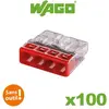 Image de Wago - 100 bornes connexion auto 4 entrées s2273