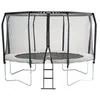 Image de KANGUI Trampoline de jardin rond Ø360cm avec filet de sécurité + échelle Fabrication européenne Famili 360