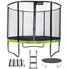 Image de KANGUI Trampoline de jardin rond 305 cm + filet + échelle + bâche + kit ancrage PUNCHI Vert