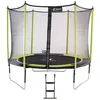 Image de KANGUI Trampoline de jardin 305 cm + filet de sécurité + échelle JUMPI Vert/Noir 300