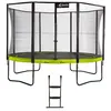 Image de KANGUI Trampoline de jardin rond 430 cm + filet de sécurité + échelle | PUNCHI Vert 430