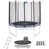 Image de KANGUI Trampoline rond Ø250cm avec filet, échelle, bâche et kit d'ancrage RALLI 250