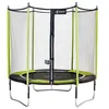 Image de KANGUI Trampoline de jardin 244 cm + filet de sécurité JUMPI Vert/Noir 250