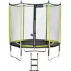 Image de KANGUI Trampoline de jardin 244 cm + filet de sécurité + échelle JUMPI Vert/Noir 250