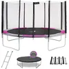 Image de KANGUI Trampoline rond Ø430cm avec filet, échelle, bâche et kit d'ancrage RALLI 430