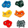 Image de Kangui Lot de 5 Pierres à grimper d'escalade pour structures de jeux Fixations incluses