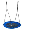 Image de KANGUI Balançoire ronde nid d'oiseau rond Ø100cm Bleu Charge 150kg maxi
