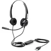 Image de Urban Casque Filaire USB Over-The-Ear (Filaire, USB-A), Casque micro de bureau, Noir