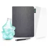 Image de Pack Starter Eco Urban Factory Etui pour Samsung Galaxy Tab A7 2020 10.4" Gris + Protection d'écran en verre trempé pour Samsung Galaxy A7 2020 10.4" Transparent + Stylet tactile Gris