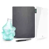 Image de Pack Starter Eco Urban Factory Etui Gris + Protection d'écran en verre trempé Transparent + Stylet tactile Gris pour iPad 9ème génération, 8ème génération et 7ème génération