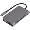 Image de Urban Factory TCM16UF Station d'accueil pour ordinateur portable et réplicateur de ports USB 3.2 Gen 1 (3.1 Gen (USB-C, 1 portion), Station d’accueil + hub USB, Gris