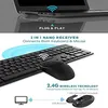 Image de Urban Factory Onlee Color - Clavier - compact - sans fil - 2.4 GHz - AZERTY - Français - noir