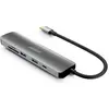 Image de Urban Factory Hubee 6in1 Hub USB-C (USB-C, 6 ports), Station d'accueil + hub USB, Gris