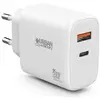 Image de Urban Factory CHARGEUR GAN USB-C 65W- 1 PORT (65 W, 2 ports), Chargeur USB, Blanc