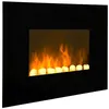 Image de Cheminée décorative BLACK FIRE murale 039 - Chemin'Arte