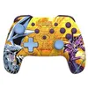 Image de Manette sans fil Yu-Gi-Oh! Freaks And Geeks Dark Magician vs Blue-Eyes double vibration gyroscope fonction turbo Or et jaune compatible pour Nintendo Switch et PC