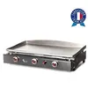 Image de Plancha gaz 3 feux Lagoa tout inox