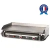 Image de Plancha gaz 3 feux Trio tout inox