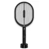 Image de Anti-moustiques Ezilight Raquette anti-moustiques et insectes 2 en 1 Mosquito Racket Noir