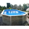 Image de Piscine bois WATERCLIP octogonale 890x420x129 cm CALAYAN   filtration 11m3 h   pin classe IV