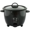 Image de Techwood Rice cooker, Cuiseur vapeur + cuiseur à riz, Noir