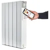 Image de UNIV'R CHAUFFAGE Radiateur électrique connecté à inertie sèche 1000 W UNIV'R CHAUFFAGE Eden blanc