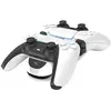Image de Steelplay socle de charge (PS5), Manette : accessoires, Blanc, Noir