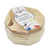 Image de Set de 4 mini-moules à gâteaux en bois et 8 caissettes sulfurisées de cuisson Mirontaine Beige