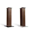 Image de Norstone Alvä Sol Verre Bois support de haut-parleurs - Supports de haut-parleurs (Sol, 20 kg, Bois, Verre, Bois, Sol, France)