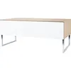 Image de Norstone Khalm 140 Chêne et Blanc Meuble TV
