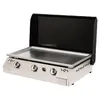 Image de Plancha gaz 9kw plaque inox 78x45cm Euskal Plantxa IPARLAPICN