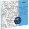 Image de Omy - Poster à colorier 100 x 70 cm Océan