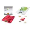 Image de Little Balance Küchenwaage Slim Himbeere elektronische Küchenwaage, mit Display, Sicherheitsglas, Balance, Rouge