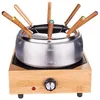 Image de Appareil à Fondue Wood 8 - Inox Et Bois -8 Personnes