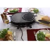 Image de Appareil A Raclette - Little Balance - Multi Cheese - 1200 W - 8 Personnes - Grill / Crepe Amovible - Bleu Nuit
