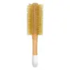 Image de Bachca Brosse Ronde en Bois Sanglier