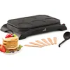 Image de SENYA Crêpière électrique machine à crêpes 1000W, Plaque Antiadhésive Ø11,5 cm, crêpes, pancakes, 8 Spatules + Louche Mini Crêpe Party