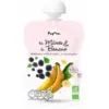 Image de Popote Gourde Les Mures & La Banane Compote des 4/6 Mois Bio 120 g