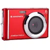 Image de Appareil photo numérique compact AgfaPhoto Realishot DC5500 Rouge 24 MP Écran 2.4 Zoom 8x Vidéo HD Mémoire SD Batterie lithium