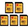 Image de Kodak SDHC Ultra High Speed Memory Cards 32 GB Pack of 5 (32 Go, SDHC), Carte mémoire