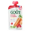 Image de Good Goût Carotte Framboise des 4 Mois Bio 120 g