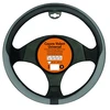 Image de Couvre Volant Turbotech Simili Cuir Noir Et Gris
