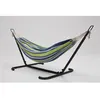 Image de Hamac sur pied 26 m avec toile en polyester bleu et vert COPACABANA CONCEPT USINE