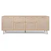 Image de Buffet avec tiroirs et placards effeffet cannage TIVAT CONCEPT USINE