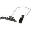 Image de KALEA-INFORMATIQUE Carte contrôleur réseau M2 RJ45 10G LAN 10 GIGABIT ETHERNET pour port M2 de type PCIe, clé M ou B+M avec CHIPSET AQUANTIA AQC113