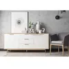 Image de Buffet scandinave blanc et bois naturel FYN CONCEPT USINE