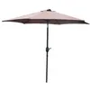 Image de Parasol marron rond 2,5 x 2,5 m COME CONCEPT USINE