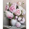Image de Peinture par numéro Figured'Art Vase de pivoines 40x50 cm